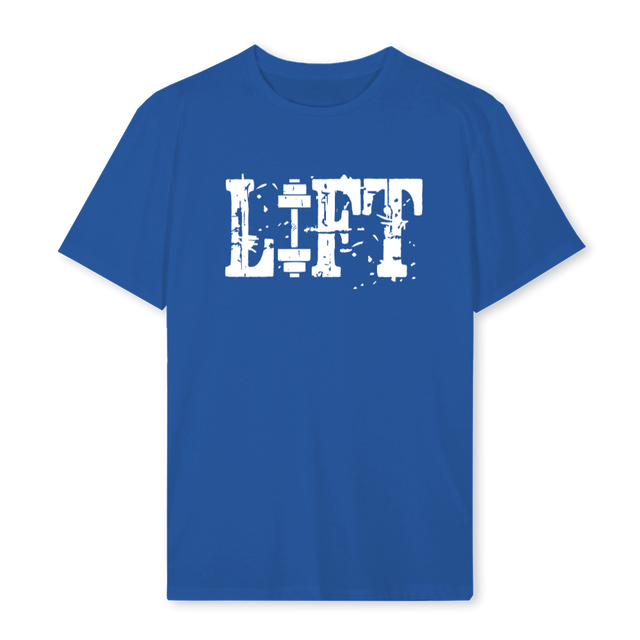 LIFTTEE Cobalt Blue Regular Tee.