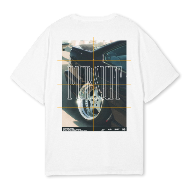 PURSUIT White Oversized Tee.