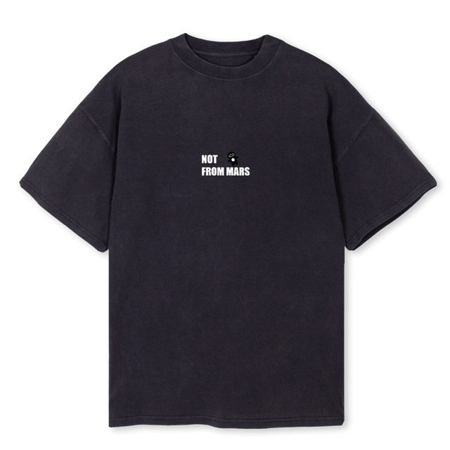 NOVAVINTAGEBLACK Vintage Black Oversized Tee.