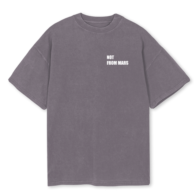 NOVATWOPIGMENTGREY Pigment Grey Oversized Tee.