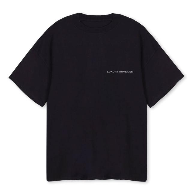 BELLISSIMO Black Oversized Tee.
