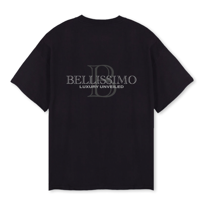 BELLISSIMO Black Oversized Tee.