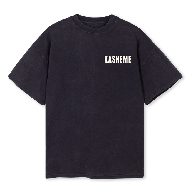 CLOUD Vintage Black Oversized Tee.