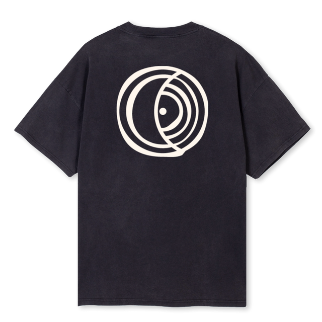 CLOUD Vintage Black Oversized Tee.