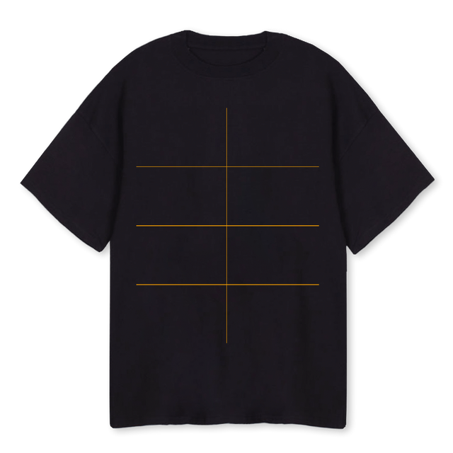 MINDSETSHIRT Black Oversized Tee.