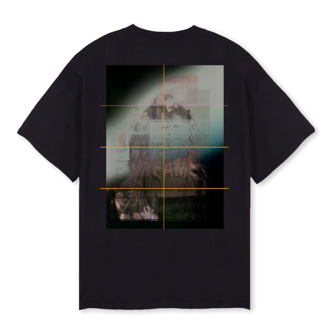 DREAMSSHIRT Black Oversized Tee.