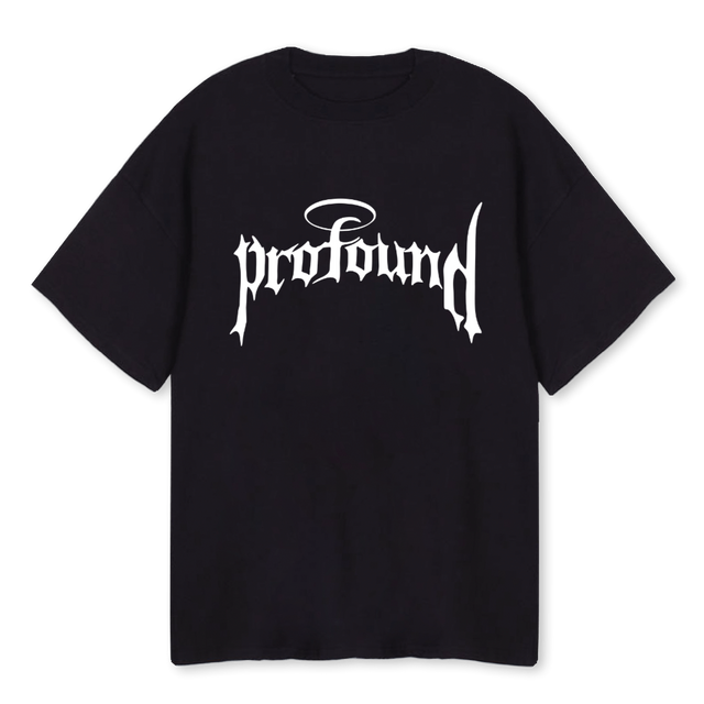 HALO Black Oversized Tee.
