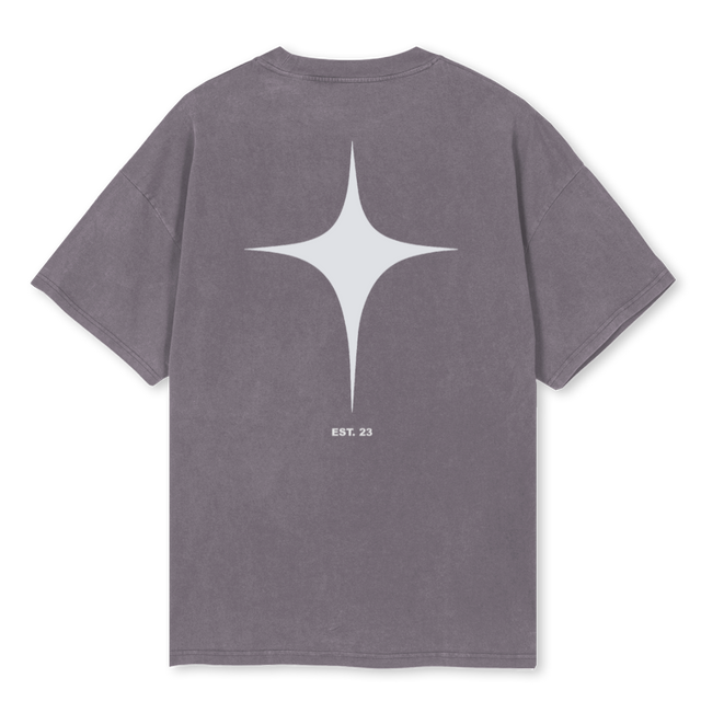 MORALLYGOODTEEGREY Pigment Grey Oversized Tee.