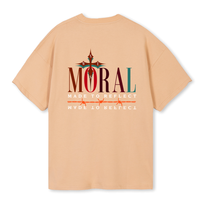 MCCANDYCOLOR Sand Oversized Tee.