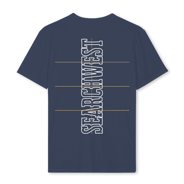 SEARCHWESTREGULART Navy Blue Regular Tee.