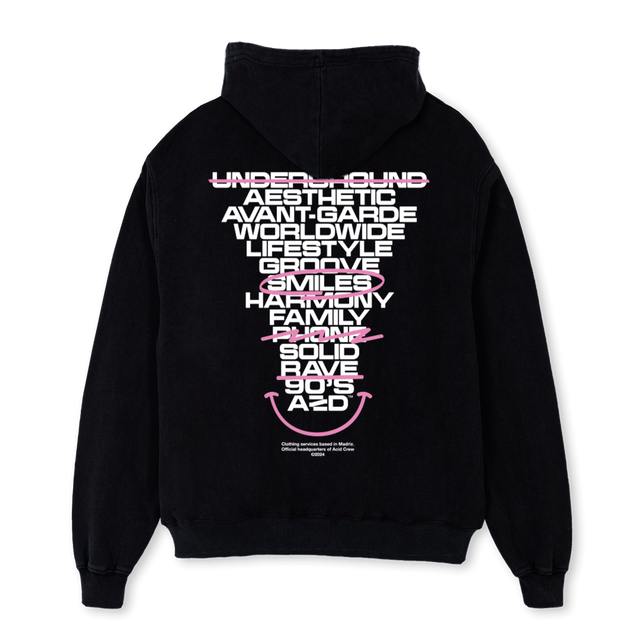 CONCEPTSHOODIE Black Oversized Hoodie.