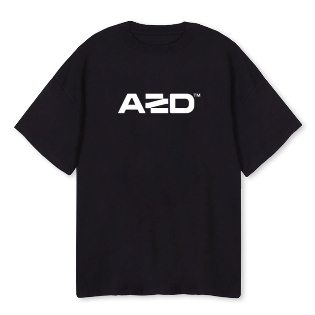 CONCEPT Black Oversized Tee.