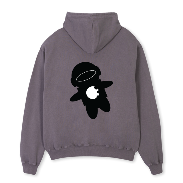 LUNDARSWEAT Pigment Grey Oversized Hoodie.