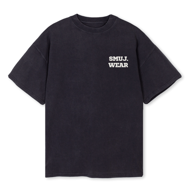ERRANDSTEEBLK Vintage Black Oversized Tee.