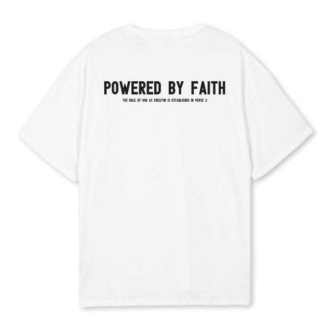 PWRDWHITETSHIRT White Oversized Tee.