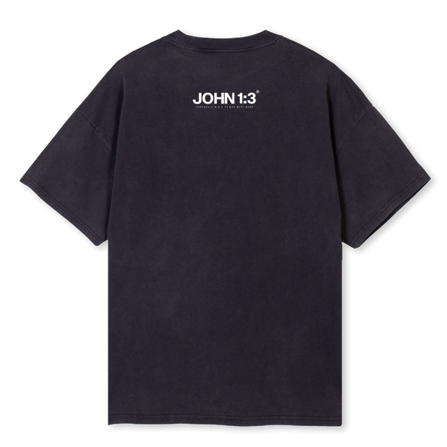 NOFEARBLACK Vintage Black Oversized Tee.