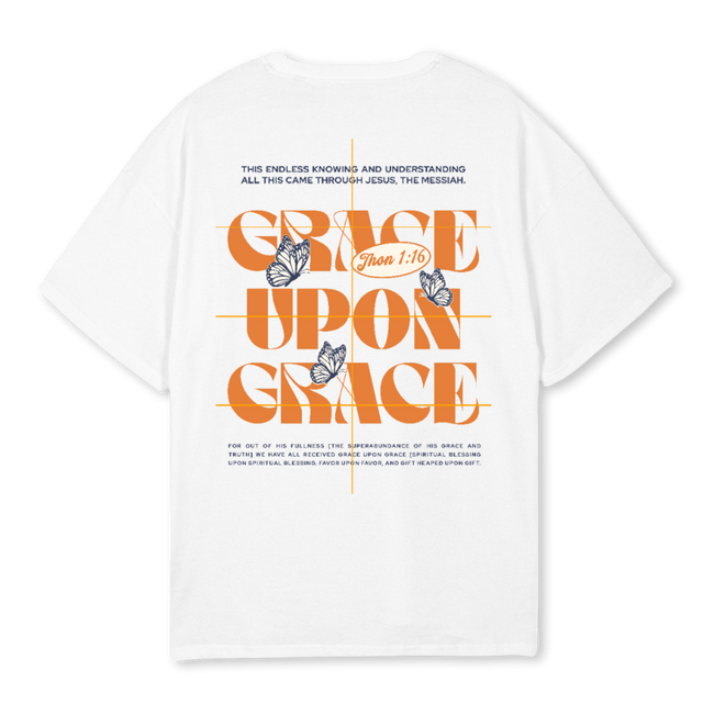 GRACEWHITETSHIRT White Oversized Tee.