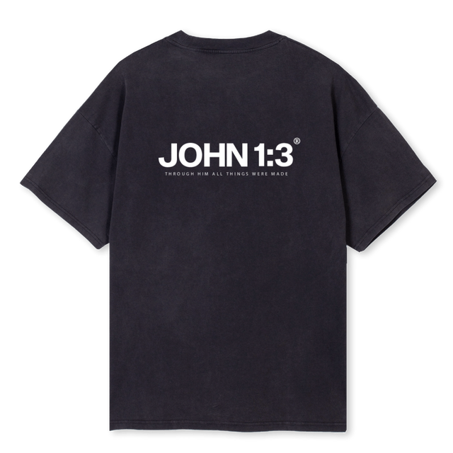 HELOVETSHIRTBLACK Vintage Black Oversized Tee.