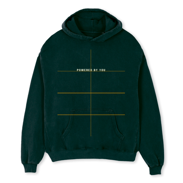 NATURALTRAININGCLUB Wild Green Oversized Hoodie.