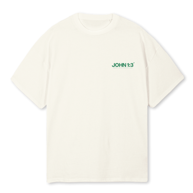 REVIVALTSHIRTCREAM Cream Oversized Tee.