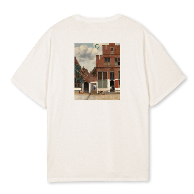 VERMEER Vintage White Oversized Tee.