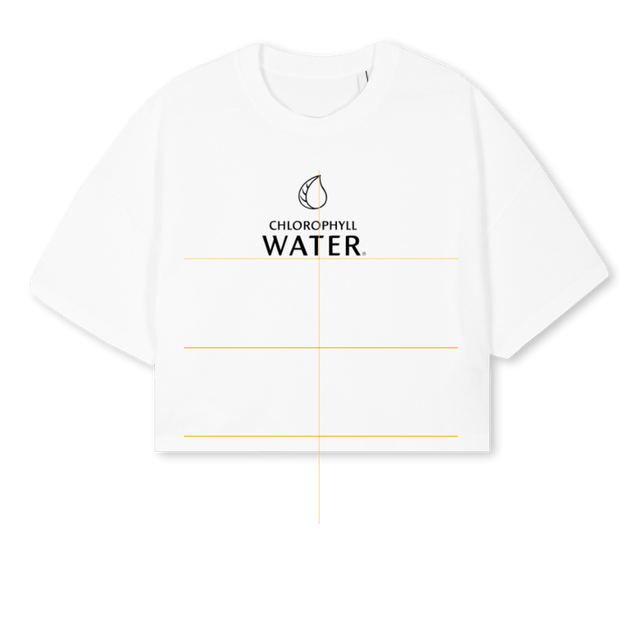 GRAZISHIRT White Cropped Oversized Tee.