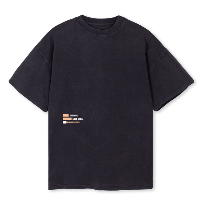 MERCI OST Vintage Black Oversized Tee.