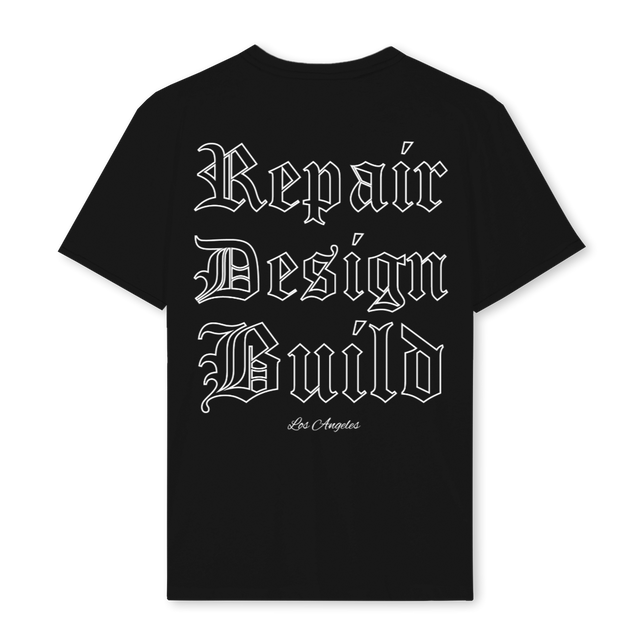 VERRVREVD Black Regular Tee.