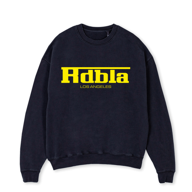 DGDHDD Vintage Black Oversized Crewneck Sweater.