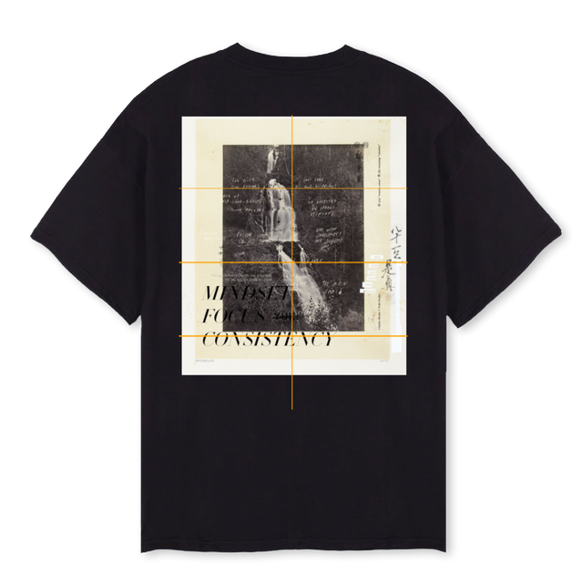 MINDSETHIGHER Black Oversized Tee.