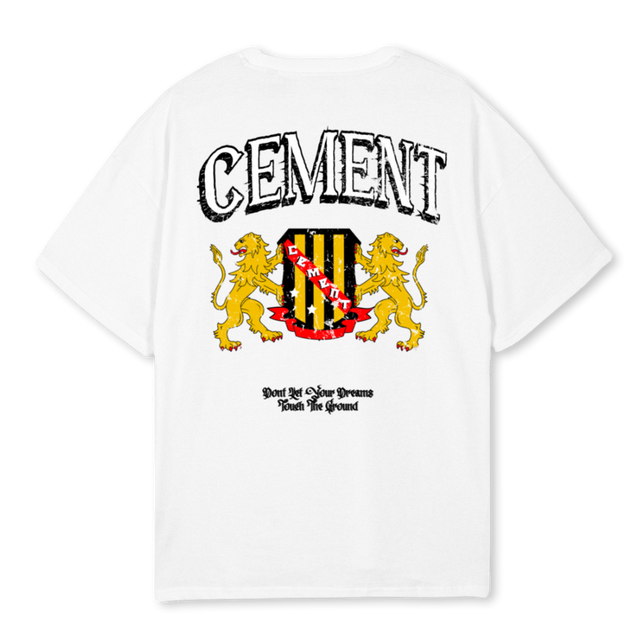 CREST White Oversized Tee.