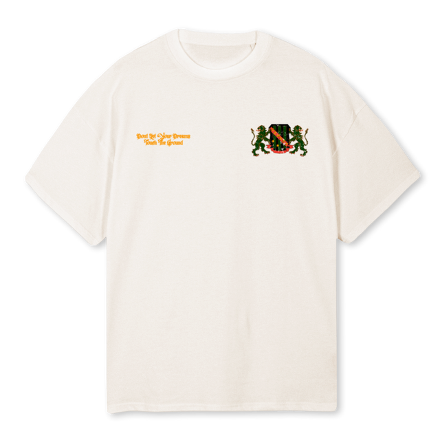 GREST Vintage White Oversized Tee.