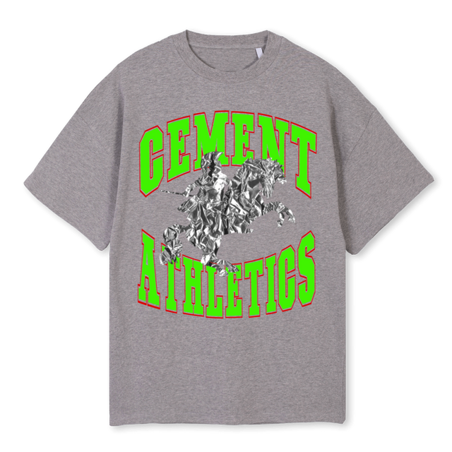 FOIL Grey Marl Oversized Tee.