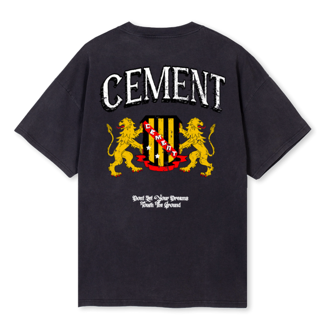 CREST Vintage Black Oversized Tee.