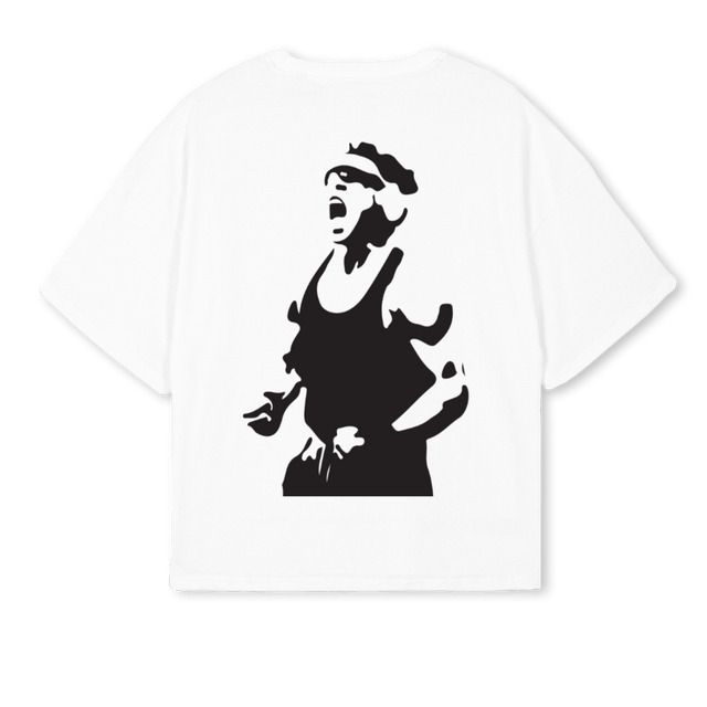 LEXDESIGN White Oversized Boxy Tee.