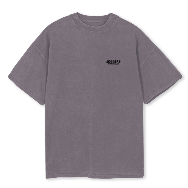 JOGGERSGREY Pigment Grey Oversized Tee.