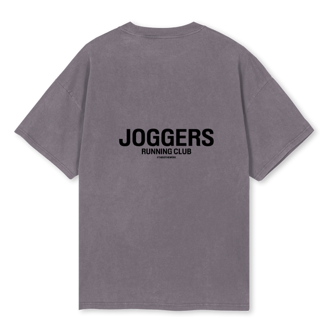 JOGGERSGREY Pigment Grey Oversized Tee.
