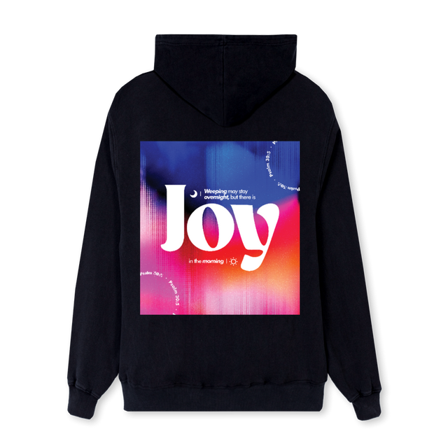 JOYBLACKHOODIE Black Regular Hoodie.