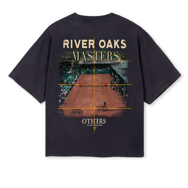 BLKBCK Vintage Black Oversized Boxy Tee.