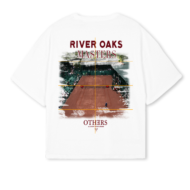 RVROAK White Oversized Boxy Tee.
