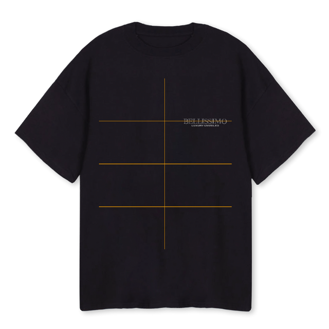 MOVEUP Black Oversized Tee.