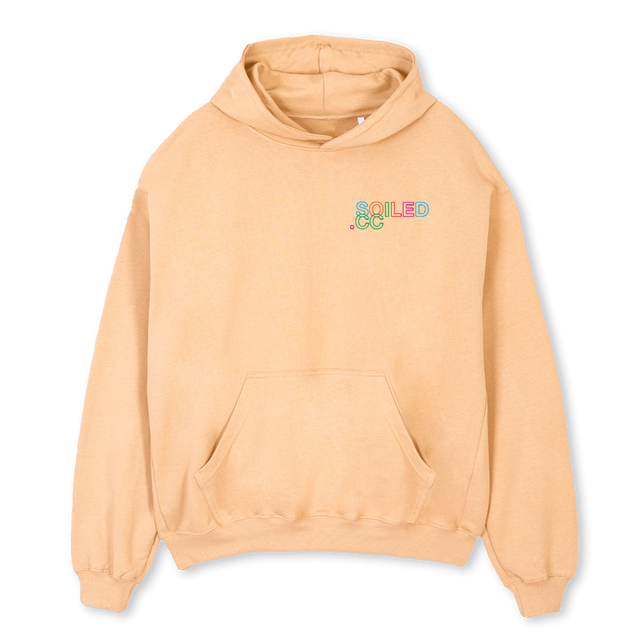 SOILOVERHOOIDEONE Sand Oversized Hoodie.