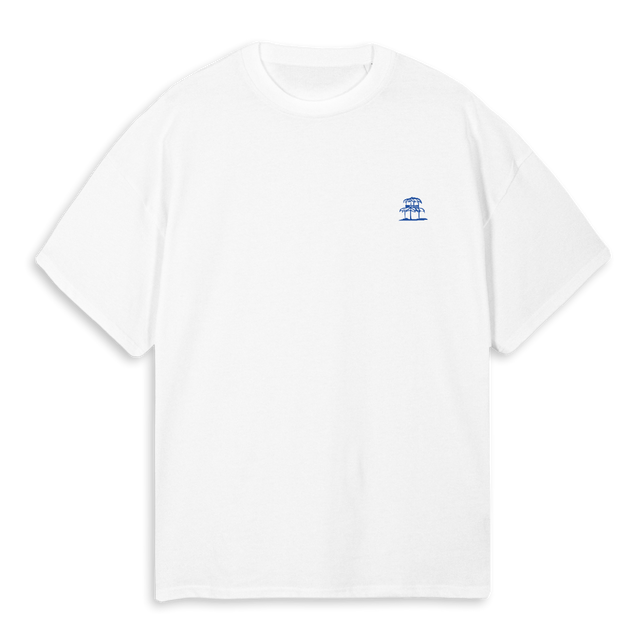 QUIEROSIESTACONTIGO White Oversized Tee.