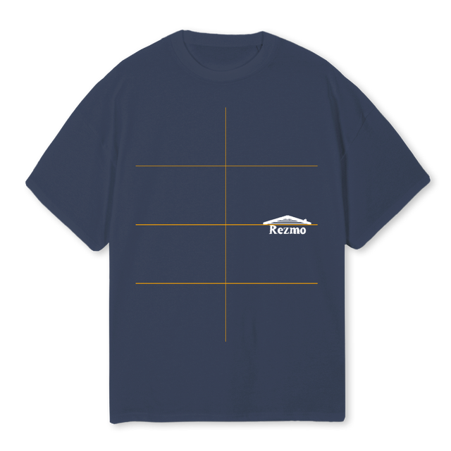MRC Navy Blue Oversized Tee.