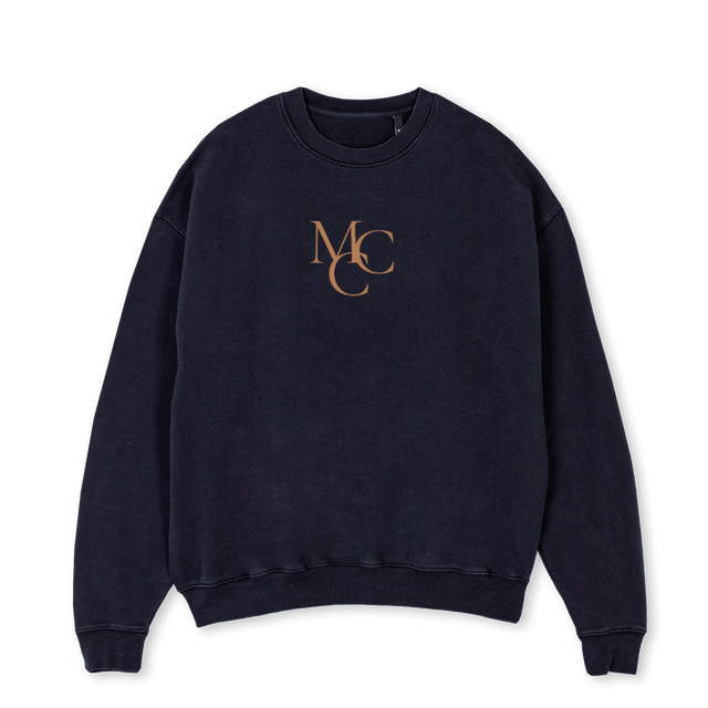 GABBYMCC Vintage Black Oversized Crewneck Sweater.