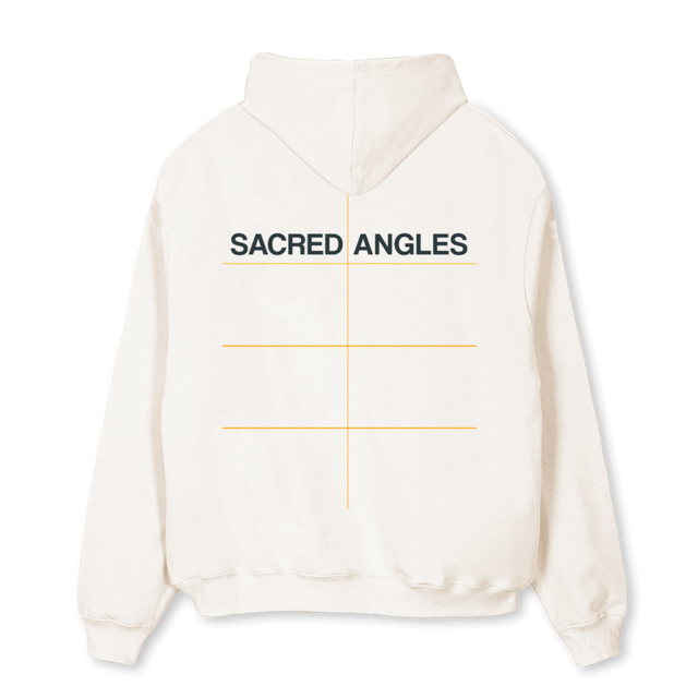 NINETYSEVEN Vintage White Oversized Hoodie.