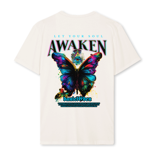 TRACK_1 Vintage White Regular Tee.