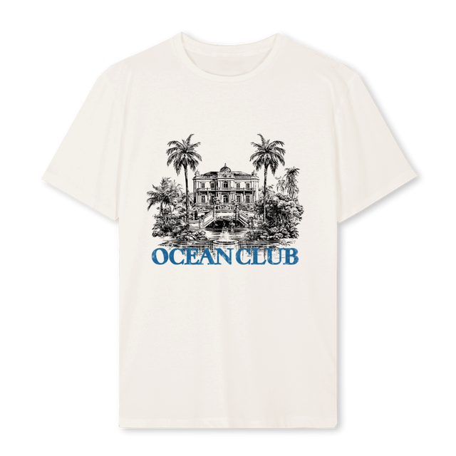 BLACKBLUEONVTGWHITE Vintage White Regular Tee.
