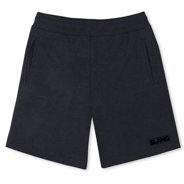 SLANGBOXDISTBLACK Vintage Black Sweatshorts.