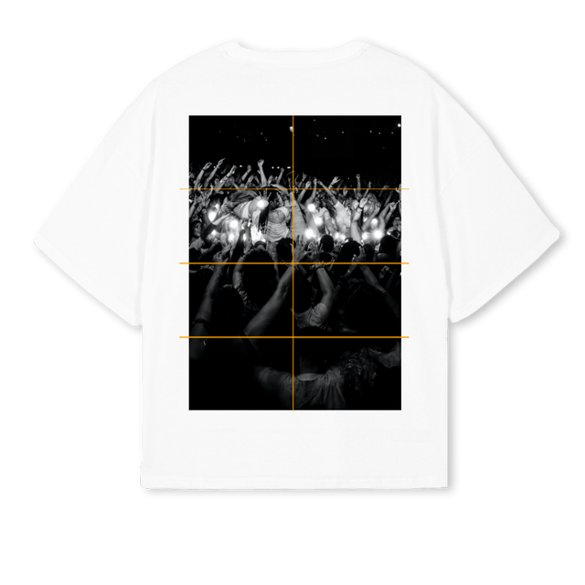 SLANGFEMMEWHITE White Oversized Boxy Tee.